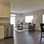 Open floor plan at Broadleaf Boulevard Apartments in Manchester